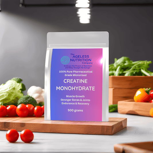 The Ageless Nutrition Co. Creatine for cognitive function: 100% Pure Micronised creatine monohydrate